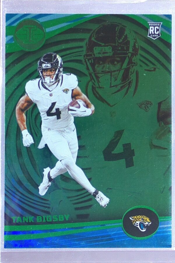 2023 Panini Illusions Tank Bigsby Emerald Trophy Collection RC #51 Jaguars