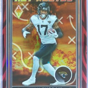 2023 Panini Phoenix Evan Engram /199 #HR-23 Jaguars Hot Routes Red