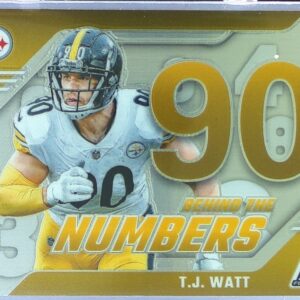 2023 Panini Zenith T.J. Watt #27 Steelers Behind the Numbers