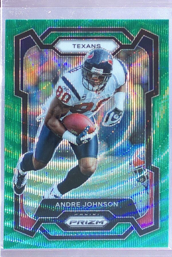 2023 Prizm Andre Johnson Green Wave #121 Texans