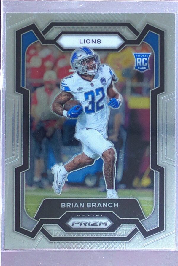 2023 Prizm Brian Branch RC #328 Lions