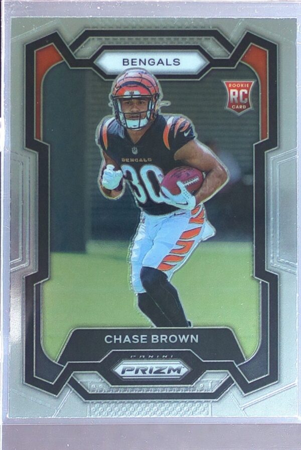 2023 Prizm Chase Brown RC #318 Bengals