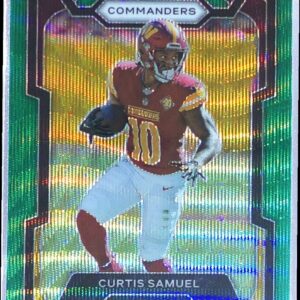 2023 Prizm Curtis Samuel Green Wave #294 Commanders
