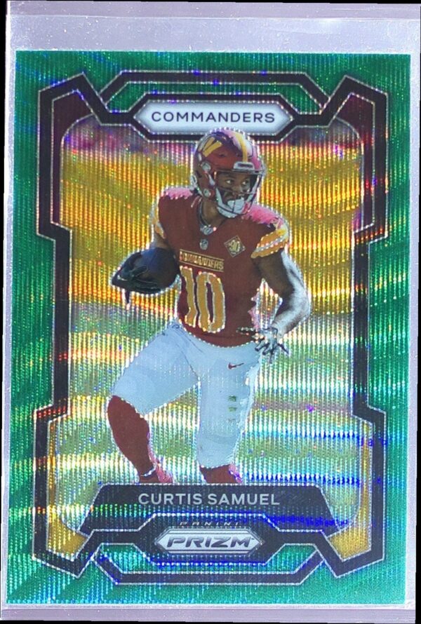 2023 Prizm Curtis Samuel Green Wave #294 Commanders