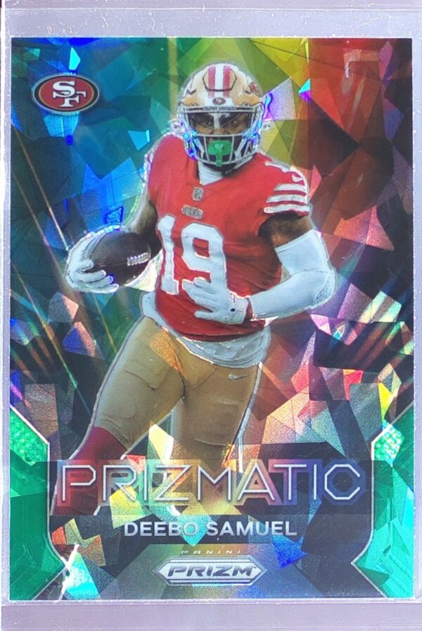 2023 Prizm Deebo Samuel #17 49ers Prizmatic Prizms Green Ice