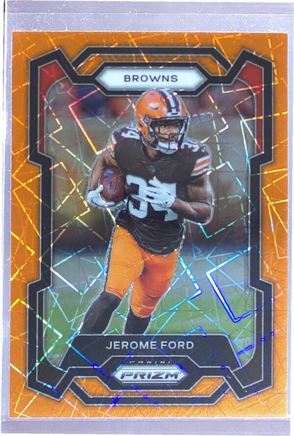 2023 Prizm Jerome Ford Orange Lazer #66 Browns