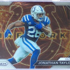 2023 Prizm Jonathan Taylor #F-16 Colts Fireworks