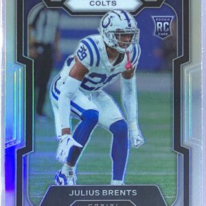 2023 Prizm Julius Brents Silver RC #346 Colts