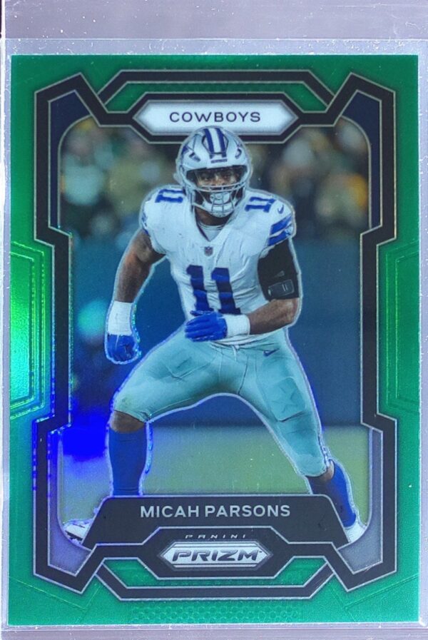 2023 Prizm Micah Parsons Green #78 Cowboys