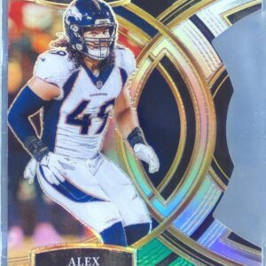 2023 Select Alex Singleton Black and Green Prizms Die Cuts #144 Broncos