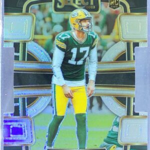 2023 Select Anders Carlson Black and Green Prizms Die Cuts RC #36 Packers