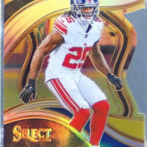 2023 Select Deonte Banks Red and Yellow Prizms Die Cuts RC #278 Giants