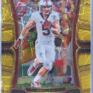 2023 Select Draft Picks Christian McCaffrey Gold Lazer Prizm #41 Cardinal