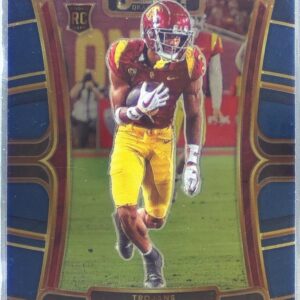 2023 Select Draft Picks Jordan Addison Blue Retail RC #6 Trojans