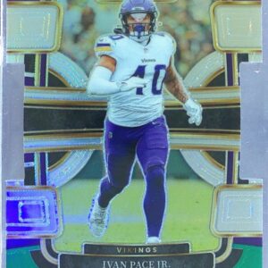 2023 Select Ivan Pace Jr. Black and Green Prizms Die Cuts RC #64 Vikings