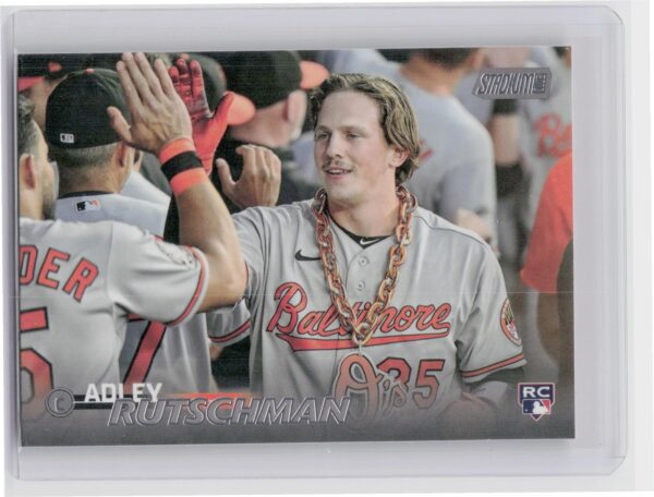 2023 Stadium Club Adley Rutschman RC #104 Orioles