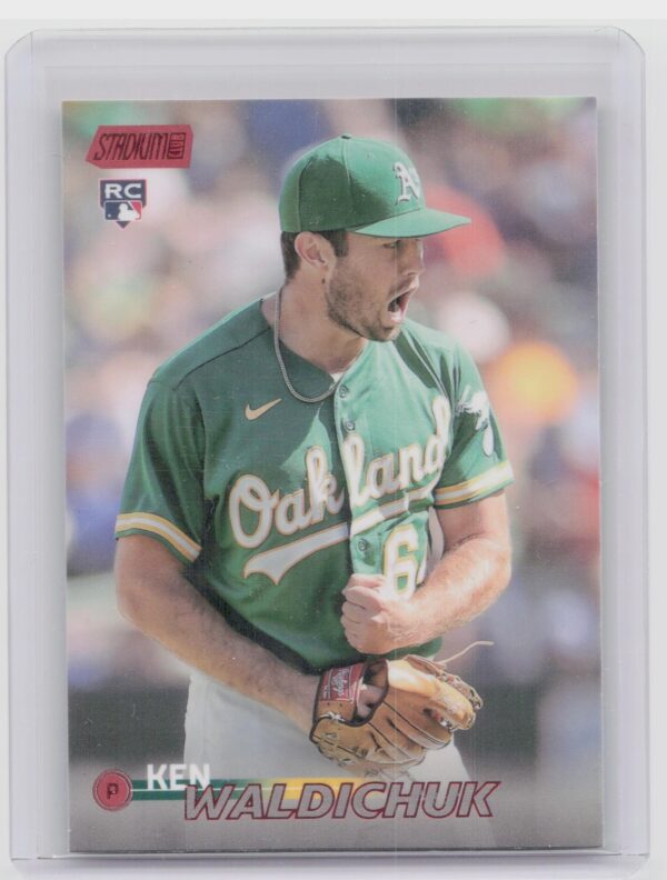2023 Stadium Club Ken Waldichuk Red Foil Rookie RC#141 Athletics