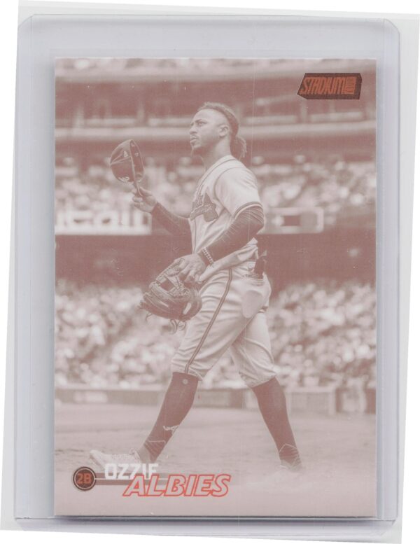 2023 Stadium Club Ozzie Albies Sepia #48 Braves