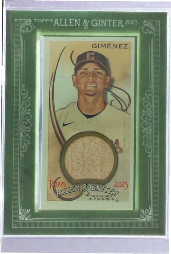 2023 Topps Allen & Ginter Andres Gimenez JSY #MFR-AG Guardians Framed Mini Relic