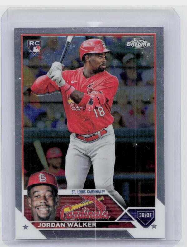 2023 Topps Chrome Jordan Walker RC #209 Cardinals