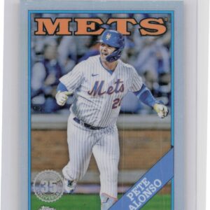 2023 Topps Chrome Pete Alonso #88BC-6 Mets 1988 Topps Baseball