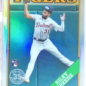 2023 Topps Chrome Riley Greene RC #88BC-5 Tigers 1988 Topps 35th Anniversary