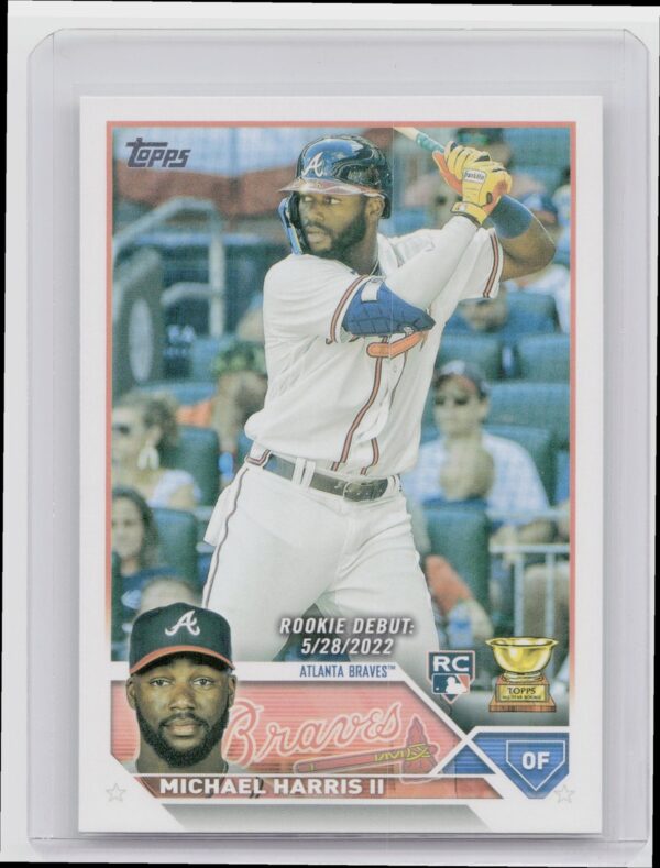 2023 Topps Chrome Update Michael Harris II Refractor #USC153 Braves