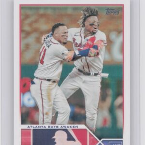 2023 Topps Update Atlanta Bats Awaken (Orlando Arcia / Ronald Acuña Jr.) #US143