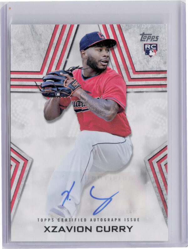 2023 Topps Xzavion Curry AU #BSA-XZC Guardians Baseball Stars Autographs