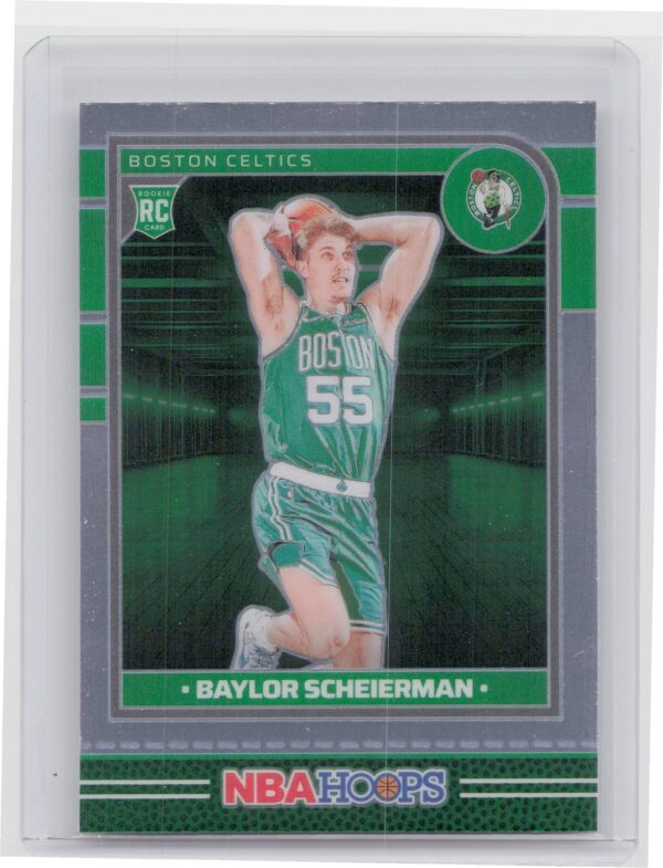 2024-25 Hoops Baylor Scheierman Premium RC #260 Celtics