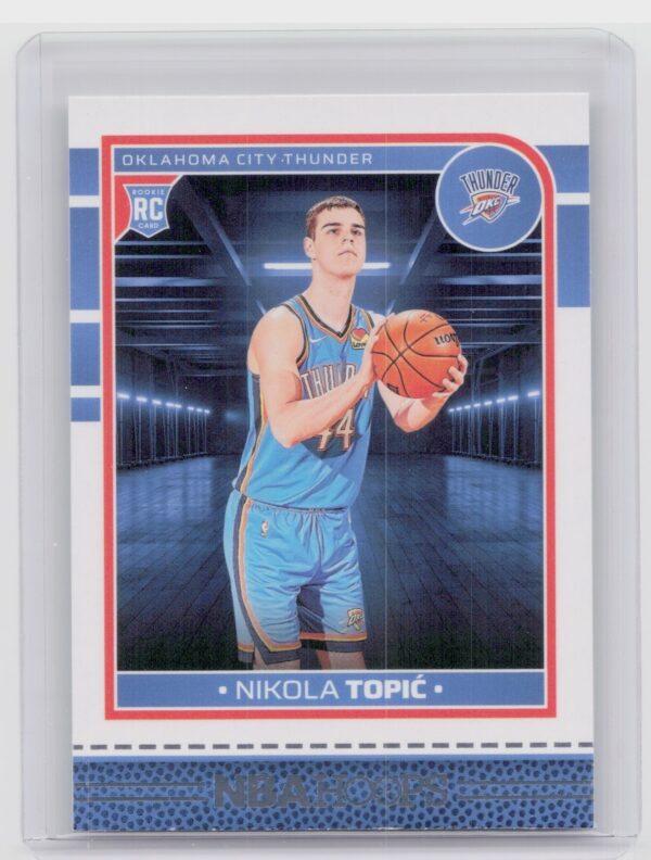 2024-25 Hoops Nikola Topic Purple RC #242 Thunder