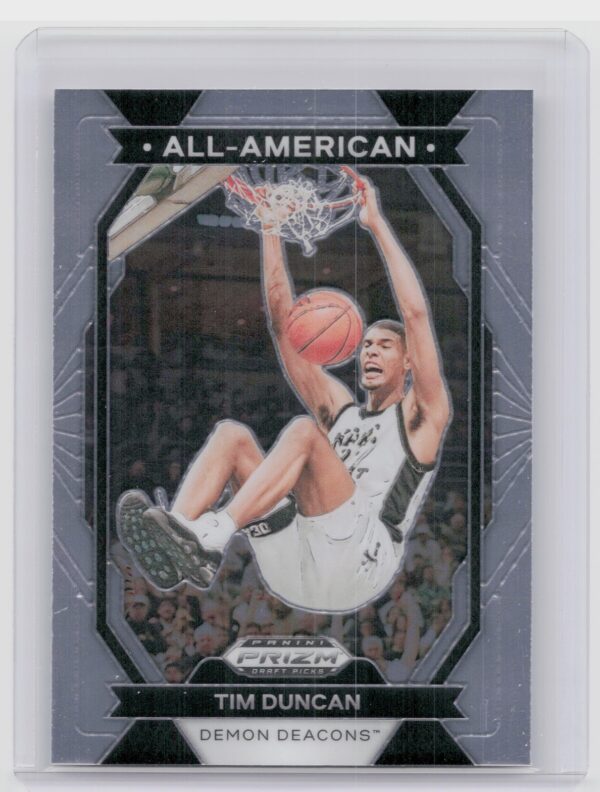 2024-25 Panini Prizm Draft Picks Tim Duncan #25 Deacons All American