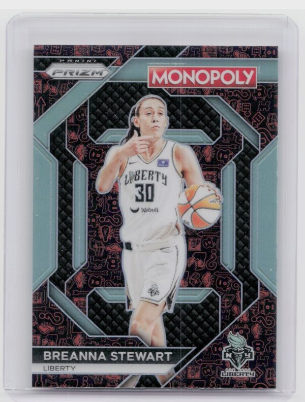2024-25 Panini Prizm Monopoly WNBA Breanna Stewart WNBA4 Liberty All Star Silver
