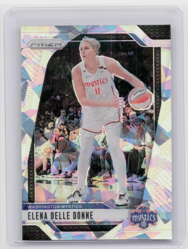 2024-25 Panini Prizm WNBA Elena Delle Donne Ice Prizms #7 Mystics