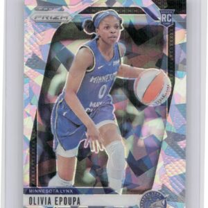 2024-25 Panini Prizm WNBA Olivia Epoupa Ice Prizms #95 Lynx