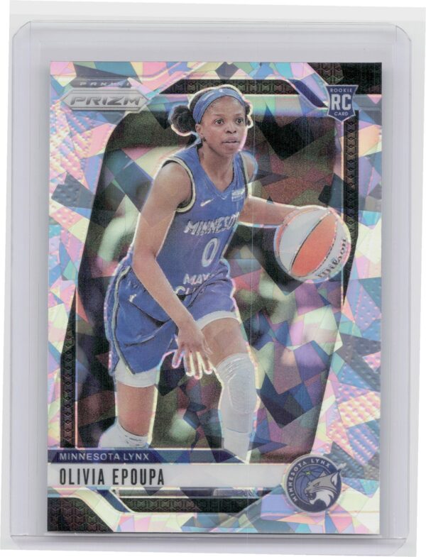 2024-25 Panini Prizm WNBA Olivia Epoupa Ice Prizms #95 Lynx