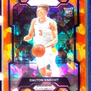 2024-25 Prizm Draft Picks Dalton Knecht Prizms Orange Ice RC #50 Volunteers
