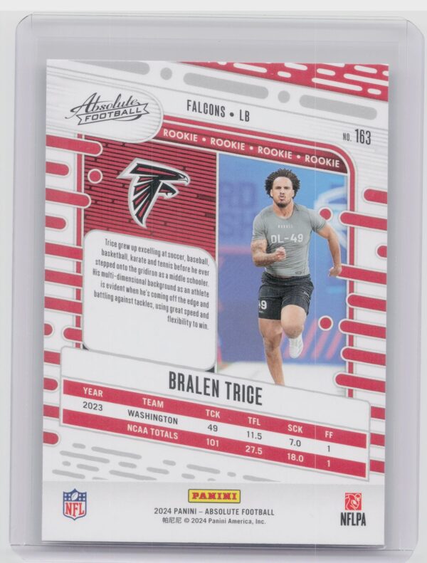 2024 Absolute Bralen Trice RC 163 Falcons - Image 3