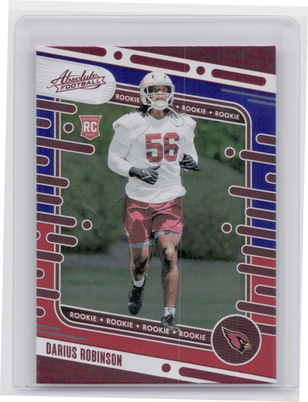 2024 Absolute Darius Robinson Red and Blue RC 127 Cardinals