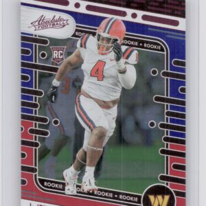 2024 Absolute Jer'Zhan Newton Red and Blue RC #136 Commanders