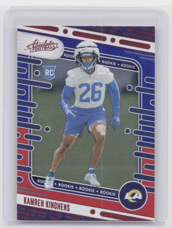 2024 Absolute Kamren Kinchens Red and Blue RC 175 Rams