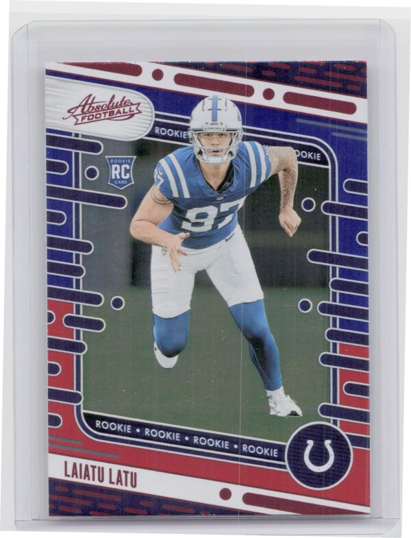 2024 Absolute Laiatu Latu Red and Blue RC #115 Colts