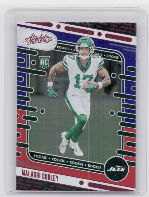 2024 Absolute Malachi Corley Red and Blue RC #160 Jets