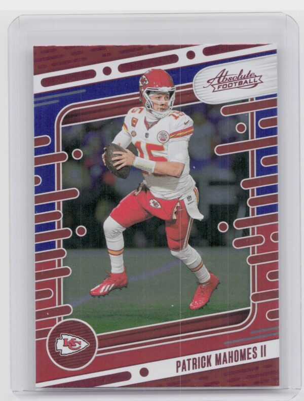 2024 Absolute Patrick Mahomes II Red and Blue 50 Chiefs
