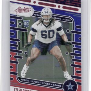 2024 Absolute Tyler Guyton Red and Blue RC 129 Cowboys
