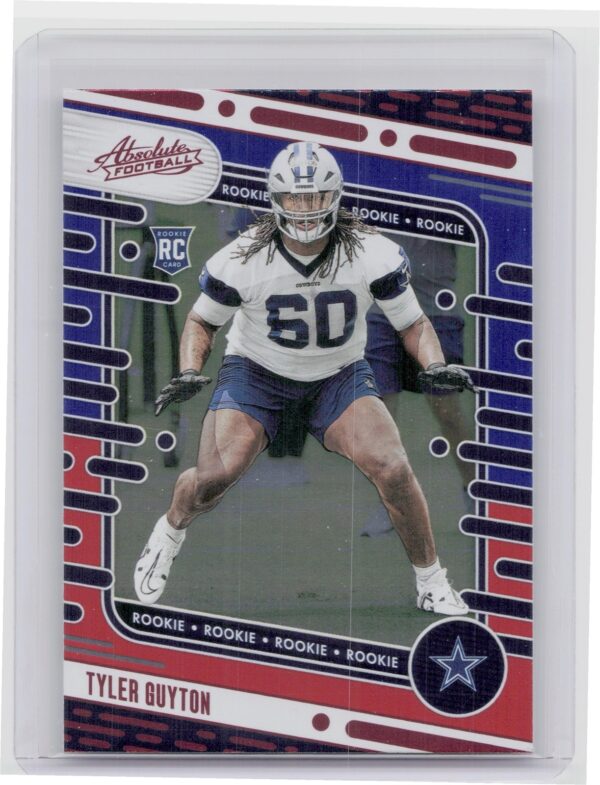 2024 Absolute Tyler Guyton Red and Blue RC #129 Cowboys