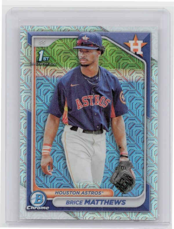 2024 Bowman Brice Matthews #BCP-69 Astros Chrome Prospects Mojo Refractors