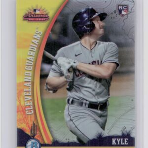 2024 Bowman Chrome Kyle Manzardo RC #AFLS-14 Guardians 2023 AFL Fall Stars