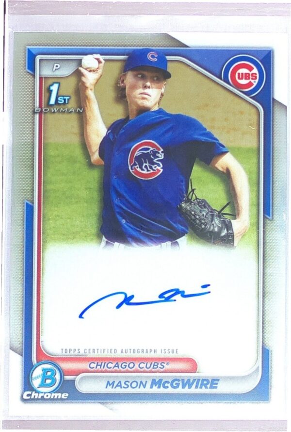 2024 Bowman Chrome Mason McGwire Auto #CPA-MM Cubs Prospects Autographs