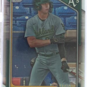 2024 Bowman Daniel Susac /499 #BCP-42 Athletics Chrome Prospects Refractors